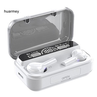 Huarmey M278 ชุดหูฟังสเตอริโอไร้สาย บลูทูธ 50 พร้อมไมโครโฟน หน้าจอ LED