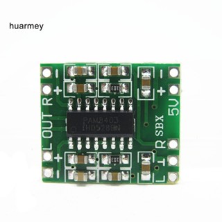 Huarmey บอร์ดขยายเสียงดิจิทัล ขนาดเล็ก 2x3W Class D PAM8403 25-5V USB พาวเวอร์ซัพพลาย