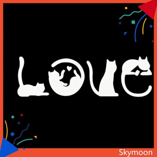 Skym* สติกเกอร์ รูปตัวอักษร Love สร้างสรรค์ สําหรับติดตกแต่งรถยนต์