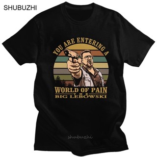 [100% Cotton]เสื้อยืด พิมพ์ลาย The Big Lebowski Sobchak สไตล์วินเทจ สําหรับผู้ชาย แฟชั่นแขนสั้นผ้าฝ้าย