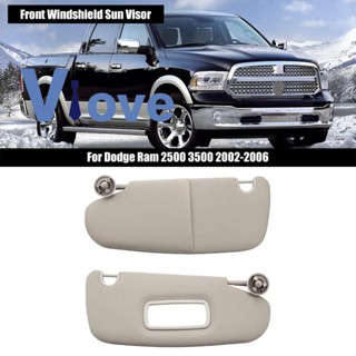 ที่บังแดดกระจกหน้ารถยนต์ ฝั่งคนขับ และผู้โดยสาร 1CT11TL2AA 1CT18TL2AA สําหรับ Dodge Ram 2500 3500 2002-2006