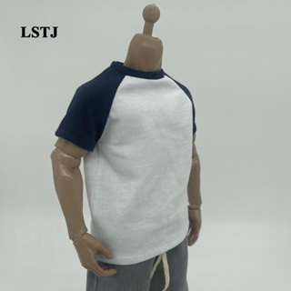 [Lstjj] เสื้อยืดแขนสั้น สเกล 1/6 แฮนด์เมด สําหรับตุ๊กตา 12 นิ้ว