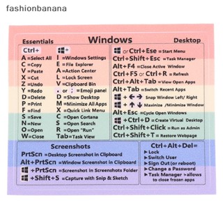 [fashionbanana] สติกเกอร์ กันน้ํา กันฝน สําหรับติดแป้นพิมพ์ Windows พร้อมส่ง