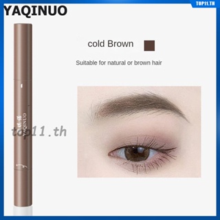 Yaqinuo 3d Eyebrow Pen Natural Plump Thick Eyebrow Tint Mascara Cream Long Lasting Waterproof Smooth And Plump Eyebrow Dye Cream 4 Color Female Students Makeup Outdoor (top11.th.)
