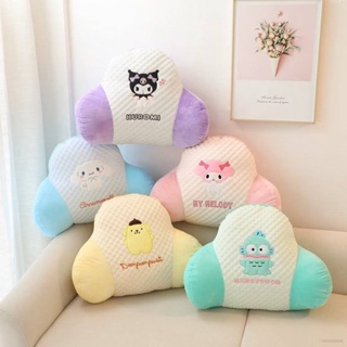 หมอนตุ๊กตานุ่ม รูปการ์ตูน Sanrio Kuromi Melody Cinnamoroll Hangyodon สําหรับตกแต่งบ้าน