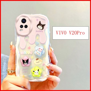 เคส Vivo V20 Pro สไตล์ครีม หวาน สามมิติ ตุ๊กตา เคสโทรศัพท์ สําหรับ Vivo V20 Pro BBNY