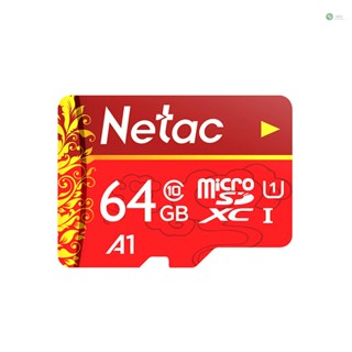 [พร้อมส่ง]Netac Tf(microsd) การ์ดหน่วยความจํา 64GB A1 U1 C10 สําหรับโทรศัพท์มือถือ