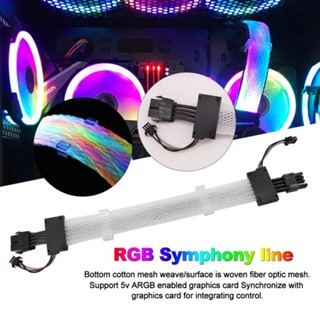 Rich2.br สายเคเบิลต่อขยายเครือข่ายไฟ RGB 24 Pin สําหรับเคสคอมพิวเตอร์ PC