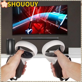 Shououy ฝาครอบจอยสติ๊ก VR ซิลิโคน แบบเปลี่ยน สําหรับ Oculus Quest 2