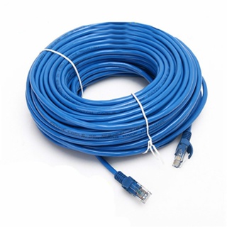 สายเคเบิลแลนเครือข่ายอีเธอร์เน็ต 10 ม. 15 ม. 20 ม. 30 ม. 40 ม. 50 ม. CAT5 RJ45