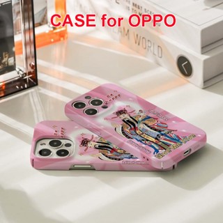 เคสโทรศัพท์มือถือแบบแข็ง ลาย God of Wealth สีชมพู สําหรับ OPPO Find X5 Pro Find X5 X3 Pro F9 F11 A91 A9 A5 A78 A77 A53 A33 A31 A17 A15 A15S