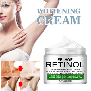 EEHOE ครีมฟอกสีฟัน Bleaching Body Lightening Cream ครีมทารักแร้ขาวใต้วงแขน ขา หัวเข่า ส่วนที่เป็นส่วนตัว ร่างกาย ขาว ให้ความชุ่มชื้น ↑Eele