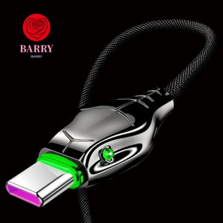 Barry สายชาร์จเร็ว LED 3A/5A อุปกรณ์เสริมโทรศัพท์ สายชาร์จ USB-C สายชาร์จ สายชาร์จเร็ว สายชาร์จเร็ว