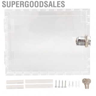 Supergoodsales Thermostat Box  Universal Cover 4.92x3.74x1.97in Good Protection Easy Installation with 2 Keys for Power