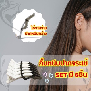 กิ๊บหนีบผม ปากกว้าง กิ๊บหนีบปากจระเข้ Crocodile Hair Clip 1Pack ทำผมลอน จัดระเบียบผม แบ่งผม งานแต่งงาน เจ้าสาว