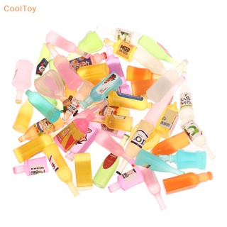 Cooltoy 10 ชิ้น เรซิน เรืองแสง ขวดไวน์ Ch จําลอง เบียร์ เหล้า ขวด DIY ขายดี