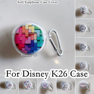 【imamura】เคสหูฟัง แบบนิ่ม ลายการ์ตูนดิสนีย์ K26 สําหรับ Disney K26