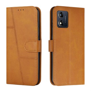 เคสโทรศัพท์หนัง แบบฝาพับ พร้อมช่องใส่บัตร สําหรับ Motorola Moto G60 G73 G53 G23 G72 G62 G52 G42 G71 G41 G51 G40 G50 G30 G10 E20 E30 E40 E32 E22S E13