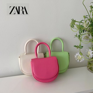 Zara กระเป๋าสะพายไหล่ ขนาดเล็ก แบบพกพา เข้ากับทุกการแต่งกาย สําหรับสตรี