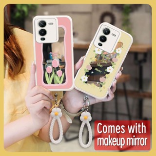 Anti drop airbag Mirror surface Phone Case For VIVO S15 Pro 5G/V25 Pro 5G top grade romantic originality Full edging