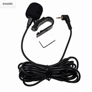 【DREAMLIFE】Car external microphone Bluetooth stereo radio 2.5mm,3.5mm plug connector