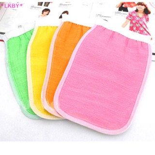 Luckybabys&gt; ถุงมือใยบวบ สําหรับอาบน้ํา สปา ขัดผิว
