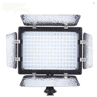 Andoer W160 แผงไฟถ่ายภาพวิดีโอ 6000K 160 LEDs สําหรับกล้อง DSLR DV กล้องวิดีโอ