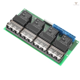 Fw โมดูลรีเลย์ควบคุมออปโต้คัปเปลอร์ DC 12V 30A 4 ช่องทาง ทริกเกอร์สูง ต่ํา