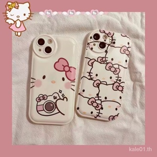 เคสป้องกันโทรศัพท์มือถือ ลายคิตตี้ สําหรับ iPhone 11 6 7 8plus 12 13 14promax x xr xsmax