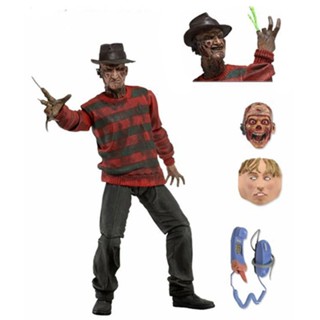 Quick-release NECA luxury movie version fierce Ghost Street killer Freddy Super mobile doll hand-made model box