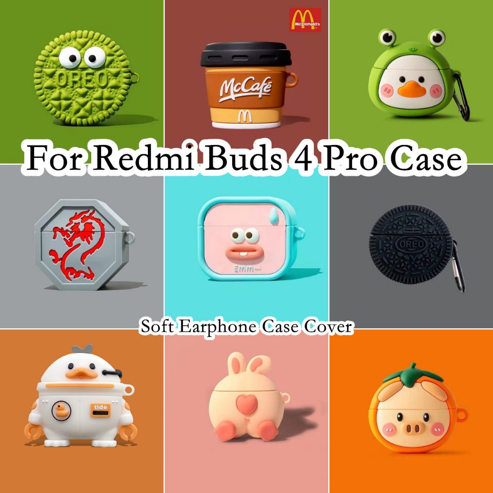 พร้อมส่ง!นําไปใช้กับ Redmi Buds 4 Pro เคส Case เคสหูฟัง การ์ตูนชุดนวัตกรรม ซิลิโคนนุ่ม เคส เคสหูฟัง