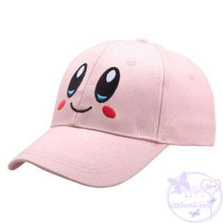 หมวกเบสบอล ผ้าฝ้าย ลายอนิเมะ Star Kirby ขนาด 58 ซม. ปรับระดับได้ เหมาะกับของขวัญวันเกิด