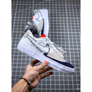 ของแท้ Nike SB zoom blazer รองเท้าผ้าใบลําลอง ระบายอากาศ ใส่สบาย สําหรับผู้ชาย เหมาะกับการเล่นสเก็ตบอร์ด XBZP