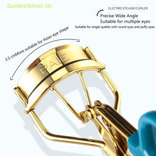 Goldensilver แหนบดัดขนตา มุมกว้าง สีเงิน สําหรับแต่งหน้า TH