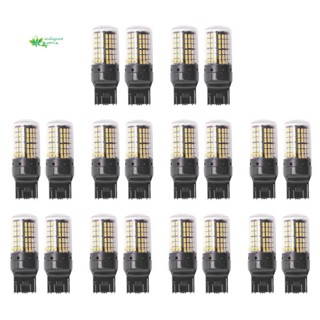 หลอดไฟเลี้ยว Canbus T20 7440 W21W Wy21W 144-Smd สีเหลือง 16 ชิ้น