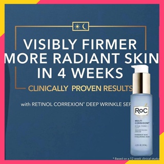 Roc Retinol Correxion เอสเซ้นบํารุงผิวหน้า ให้ความชุ่มชื้น ต่อต้านริ้วรอยลึก 1 ชิ้น