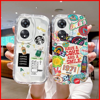 เคส OPPO A98 5G เคสoppo a98 เคสโทรศัพท์มือถือแบบนิ่ม tpu ใส กันกระแทก ลาย Love your seif แฟชั่น สําหรับ YNY