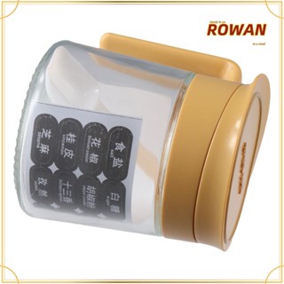 Rowans โหลแก้วใส่เครื่องเทศ เครื่องเทศ เกลือ แบบเรียบง่าย สําหรับห้องครัว