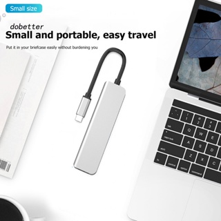 &lt;Dobetter&gt; 5-in-1 อะแดปเตอร์ฮับ Type-C เป็น HDMI USB 30 ความเร็วสูง 4K สําหรับคอมพิวเตอร์