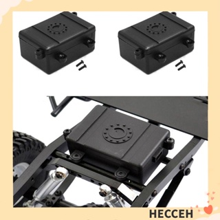 Hecceh กล่องอุปกรณ์อิเล็กทรอนิกส์ กันน้ํา สําหรับรถไต่หินบังคับ Axial SCX10 III 90046 1/10 2 ชิ้น