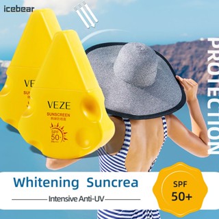 ครีมกันแดด SPF50+ Anti-UV Anti-aging Refreshing Whitening Cream Moisturizing Summer Isolation Sun Cream 30g [icebear]