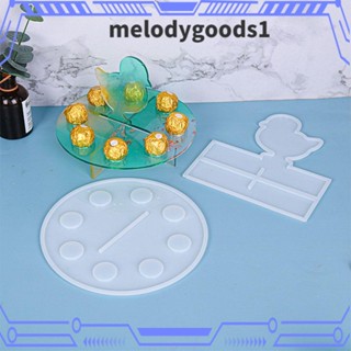 Melodygoods1 ถาดแม่พิมพ์ซิลิโคน รูปไก่น่ารัก สําหรับทําเครื่องประดับ DIY