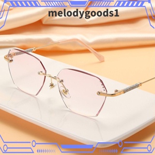 Melodygoods1 แว่นตาอ่านหนังสือแฟชั่น แบบพกพา ป้องกันสายตา กรอบเบาพิเศษ