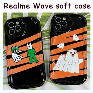 FOR REALME C55 5 5S 5i 6i 7i 6 C11 C12 C17 C20 C25 PRO frog Wave Case