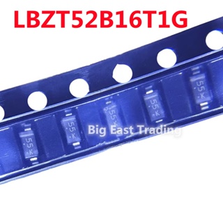 ไดโอดควบคุมแรงดันไฟฟ้า LBZT52B16T1G SMD 55 16V 0.5W SOD-123 20 ชิ้น