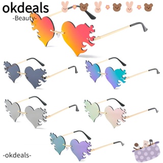 OKDEALS แว่นตากันแดด UV400 ป้องกันรังสียูวี สําหรับผู้หญิง