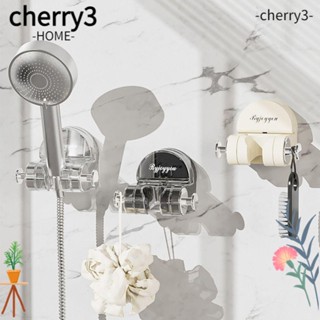 Cherry3 ที่วางหัวฝักบัวอาบน้ํา แบบตัวดูดติดผนัง ติดตั้งง่าย ปรับได้ อุปกรณ์เสริม สําหรับห้องน้ํา