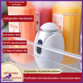 ตู้เย็น Deodorizer ชาร์จ Sterilizer ตู้เย็นเครื่องฟอกอากาศเก็บอาหารสด Electronic Odor Eliminator -AME1 -AME1