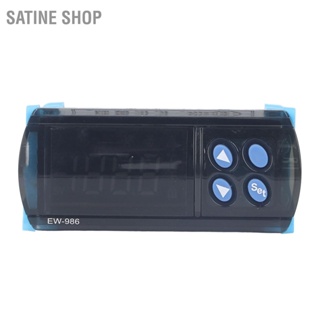  SaTine Shop เครื่องควบคุมอุณหภูมิ จอแสดงผลดิจิตอล 5-400℃ เทอร์โมสตัทควบคุมอุณหภูมิ เอาต์พุต 1 ทางสำหรับเครื่อง