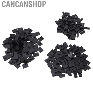 Cancanshop Jumper Wire Connector 2 3 4 Pin Plastic Wide Application Easy Installation Connectors 2.54mm Spacing for 18‑26 AWG